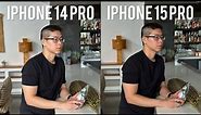 iPhone 15 Pro vs iPhone 14 Pro Camera Comparison / Worth to Upgrade?!