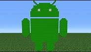Minecraft Tutorial: How To Make The Android Logo