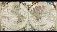 Antique Double Hemisphere World Map - over 230 years old!