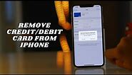 How to Remove Payment Method from iphone | Remove Credit/Debit Card from Your Apple ID