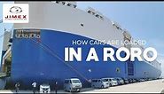 How Cars Are Loaded In A Ro-Ro Ship (Yokohama Port)