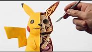 I Made PIKACHU ANATOMY Sculpture | Pokémon - Timelapse