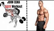 "John Cena's Back-Busting Workout: Build a WWE Strong Back!"