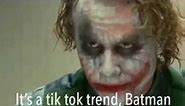 Joker And Batman Discuss A Tiktok Trend