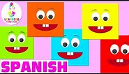 The COLORS in SPANISH for KIDS! (Easy Spanish Language Learning Videos)