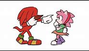 Classic Amy Meets Classic Knuckles - Sonic the Hedgehog Comic Dub