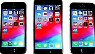 iPhone 5S vs iPhone 6 vs iPhone SE iOS 12.0速度对比测试