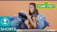 Sesame Street: DIY Shark Backpack Costume with Nina and Cookie Monster