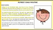READING COMPREHENSION - DAILY ROUTINES - LIVEWORKSHEET