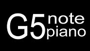 G5 Piano Note