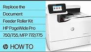 Replace the Document Feeder Roller Kit | HP PageWide Pro 750/755, MFP 772/775 | HP