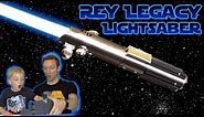 Rey/Luke Skywalker Galaxy's Edge Legacy Lightsaber Review!
