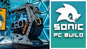 SONIC PC Build With 3D Printed GPU Cover