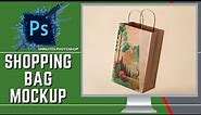 how to create shopping bag mockup