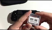 Memory Stick Pro Duo SD Card Adapter for PSP Unboxing & Review