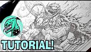 How To Draw ZHC's Epic VENOM In 2021! Easy & Step By Step. + Giveaway!