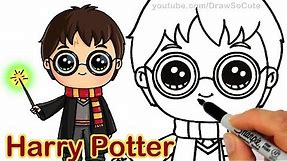 How to Draw Harry Potter Easy Chibi