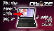 5 USEFUL LIFE HACKS (fix the screen on your laptop)