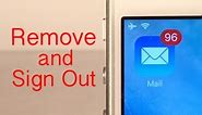How to Remove/Sign Out of a Mail Account on iPhone, iPad, iPod touch