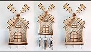 DIY Beautiful Key Holder Ideas | Handmade Key holder with Ice Cream sticks and Bamboo Sticks
