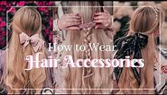 BEST HAIR ACCESSORIES for Women | How to Wear Hair Accessories as an Adult