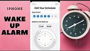 How to turn off a Sleep | Wake up Alarm on your iPhone
