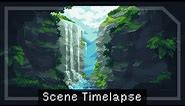 Freshwater Landscape - Pixel Art Timelapse