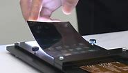 Flexible liquid crystal display screens for phones