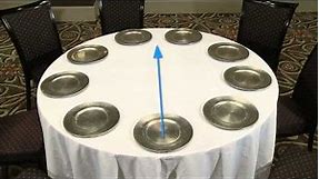 Setting Banquet Tables