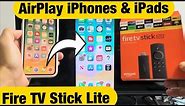 Fire TV Stick Lite: How to AirPlay iPhones & iPads (Super Easy!)