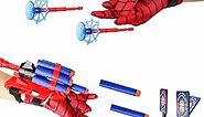 Spider Web Shooter，2pcs Spider Web Shooters for Kids ，Spider Toys for Boys 4-6，Hero Boys Toys，Suitable for Role-Playing, Halloween Christmas Children's Party Gifts