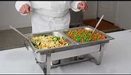 Setting Up a Standard Chafing Dish for Buffet Service