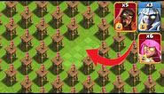 1 Level Archer Tower Base vs Ground Troops 🔥 SK GAMING