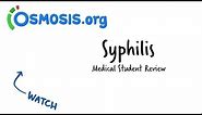 Syphilis | Clinical Presentation