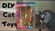 DIY Cardboard Box Cat Toys