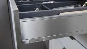 Stainless Steel Drawers and Roll-out Shelves from Dura Supreme Cabinetry