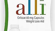 alli Diet Weight Loss Supplement Pills, Orlistat 60mg Capsules Starter Pack, Non prescription weight loss aid, 60 count(Pack of 1)