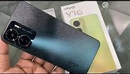 vivo Y16 4GB/64GB Steller Black Unboxing, First Look & Review🔥! Vivo Y16 Price, Specifications Etc.