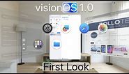 visionOS 1.0 for Apple Vision Pro - First Look!