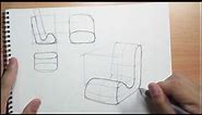 Pen Sketch - Desktop Phone Holder Concept