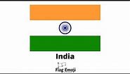India Flag Emoji 🇮🇳 - Copy & Paste - How Will It Look on Each Device?