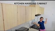 DIY Kitchen Hanging Cabinet with Range Hood