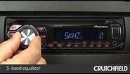 Pioneer DEH-X2600UI Car Stereo Display and Controls Demo | Crutchfield Video