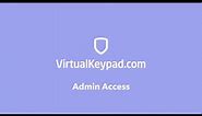 How to Use Virtual Keypad Admin on VirtualKeypad.com