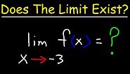 How To Tell If The Limit Exists