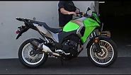 Two Brothers Racing (2017) Kawasaki Versys X 300 S1R Slip-On Sound Clip