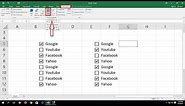 How to Add Check Boxes In MS Excel Sheet (Easy)
