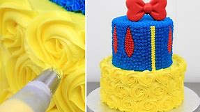 Amazing Buttercream Cake Decorating | Cool Idea to Decorate a Cake