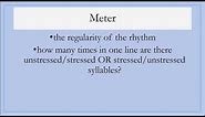 How to Identify Rhythm and Meter in Poetry