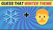 Guess that Winter Thing by Emoji Quiz